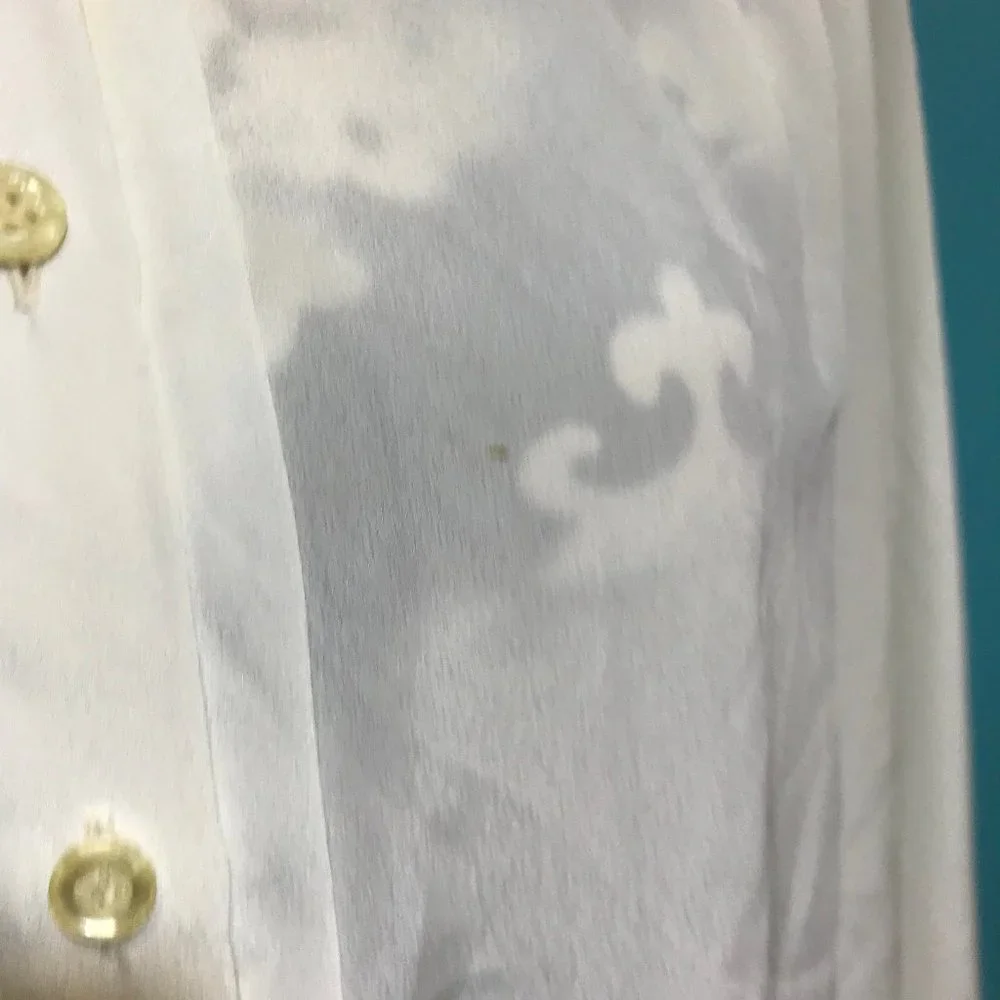 FREE * Vintage Dalton's Woman's Long Sleeve Button Down Blouse GUC Retro Career - Picture 11 of 12